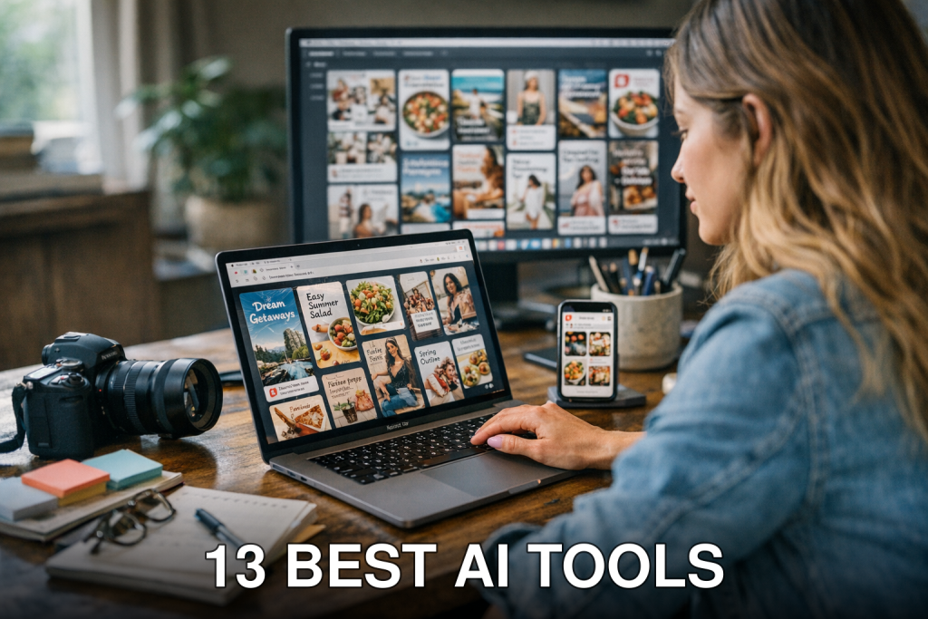 13 Best AI Tools for Automating Pinterest Pin Designs in 2024: Practical Playbook with Real Examples - featured image
