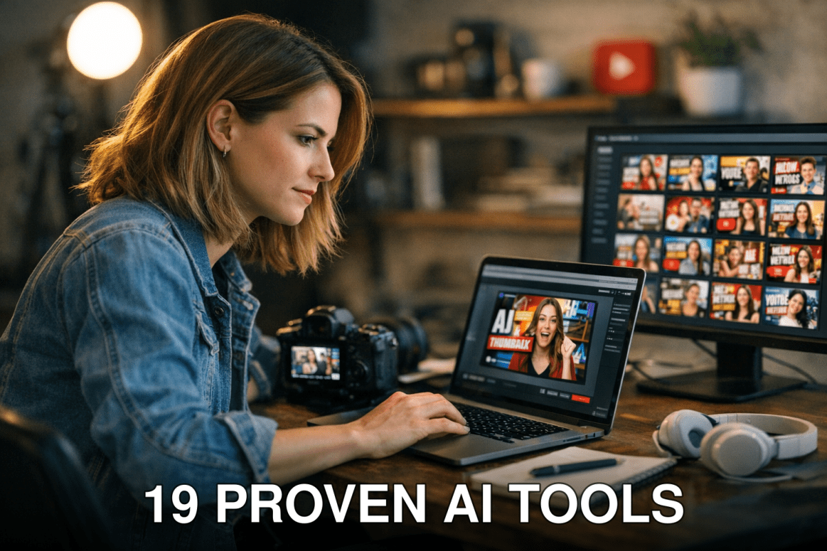 19 Proven AI Tools for Automating YouTube Thumbnail Design in 2024 - featured image