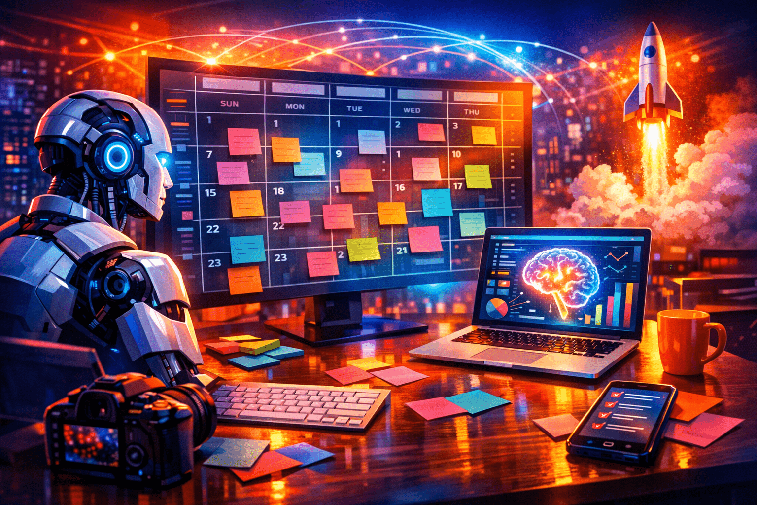 5 Best AI-Powered Tools to Automate Content Calendar Planning in 2024: Practical Playbook for ai.viralmaker.online - fea