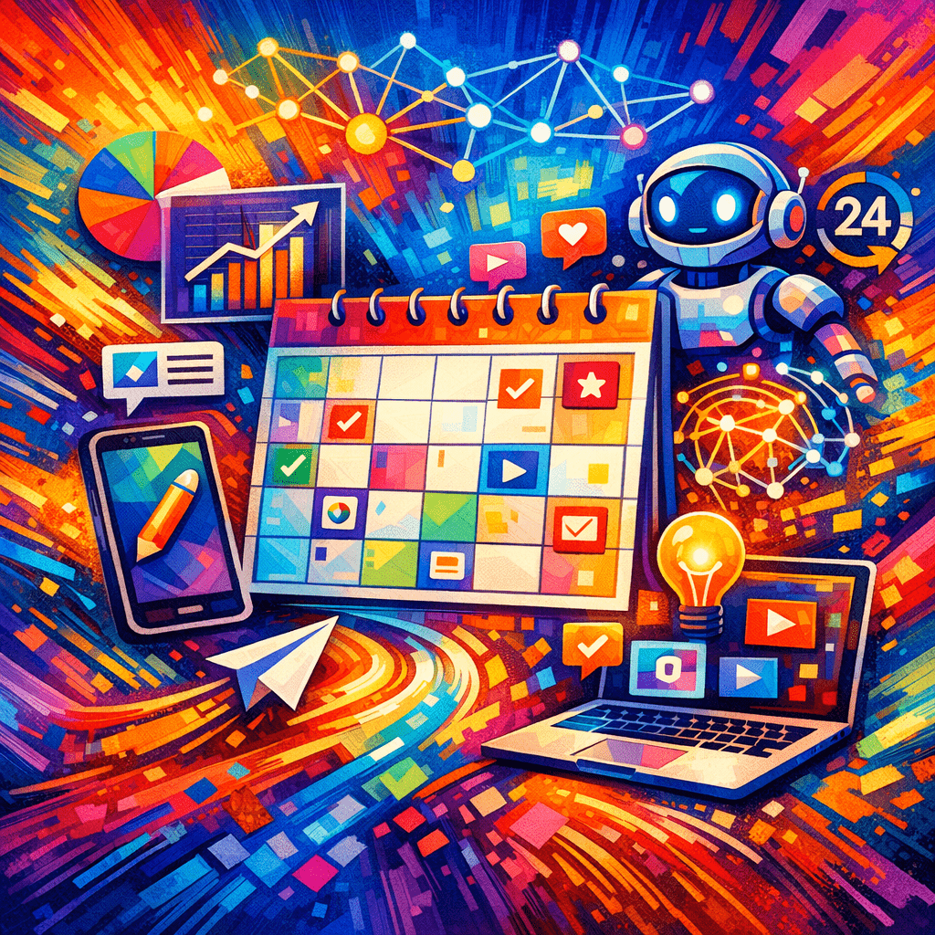 5 Best AI-Powered Tools to Automate Content Calendar Planning in 2024: Practical Playbook for ai.viralmaker.online - art