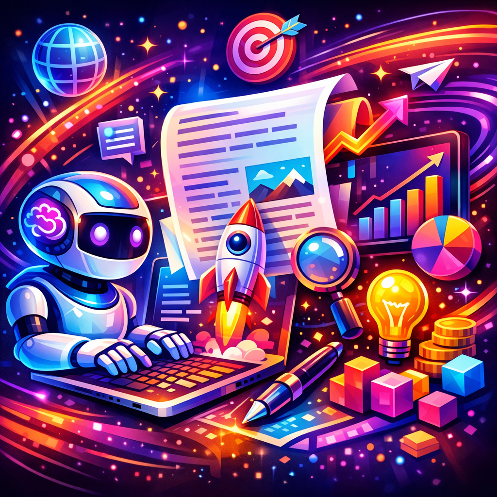 7 Best AI Writing Tools for Automating Blog Content in 2024: Practical Playbook for ai.viralmaker.online - article illus