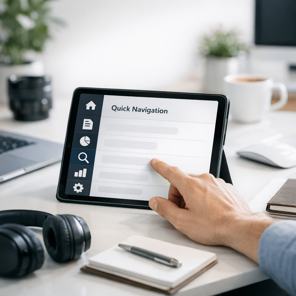 content - Quick Navigation