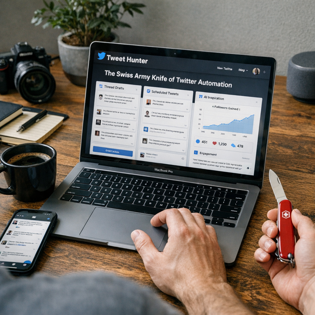 automating - Tweet Hunter: The Swiss Army Knife of Twitter Auto