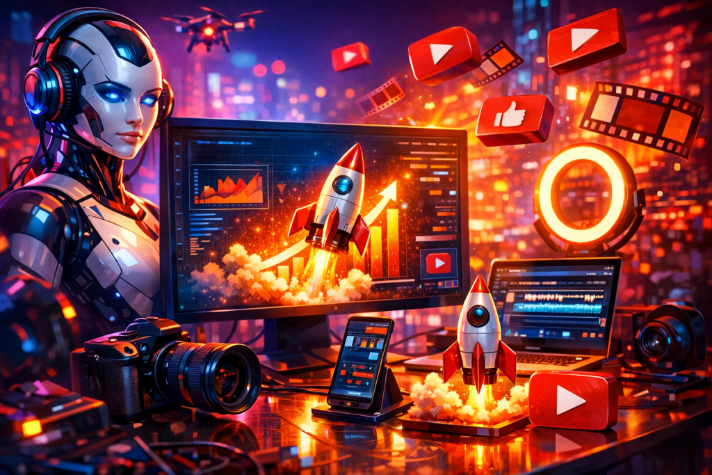 9 Best AI Tools for Automating YouTube Channel Growth in 2024: Practical Playbook for ai.viralmaker.online - featured im