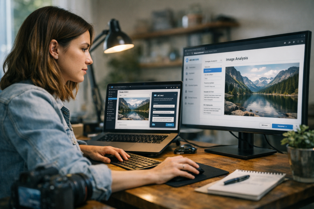 Cómo usar inteligencia artificial para mejorar el SEO de imágenes en WordPress: guía paso a paso: guía práctica con ejem