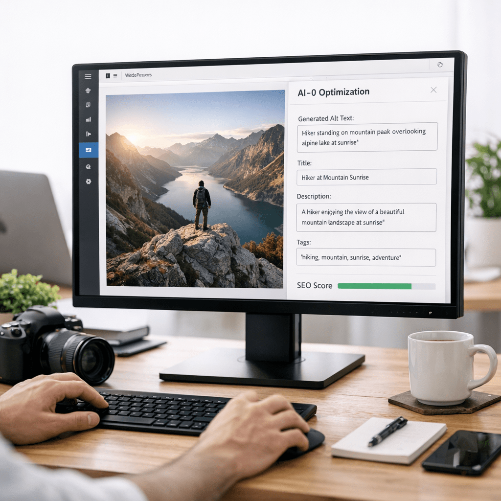 Cómo usar inteligencia artificial para mejorar el SEO de imágenes en WordPress: guía paso a paso: guía práctica con ejem