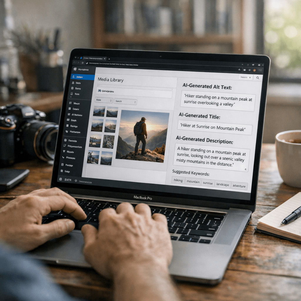 Cómo usar inteligencia artificial para mejorar el SEO de imágenes en WordPress: guía paso a paso: guía práctica con ejem