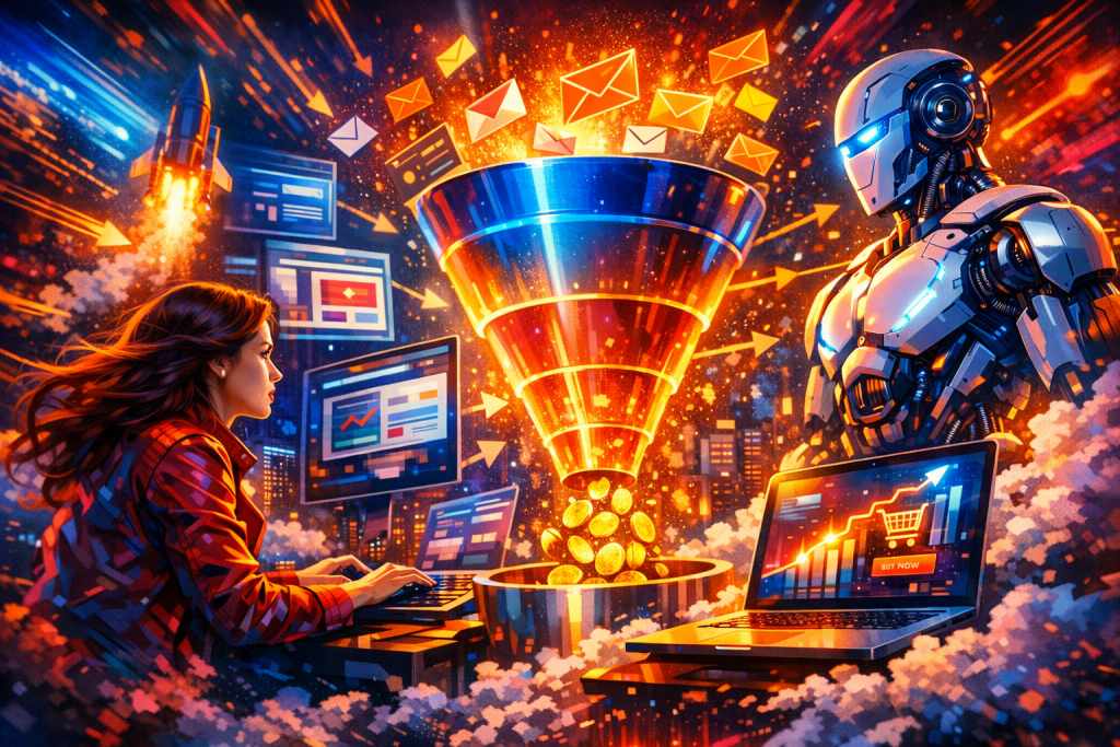 Comment configurer un entonnoir de vente automatisé avec l'IA en 5 étapes : guide pratique pour ai.viralmaker.online - f