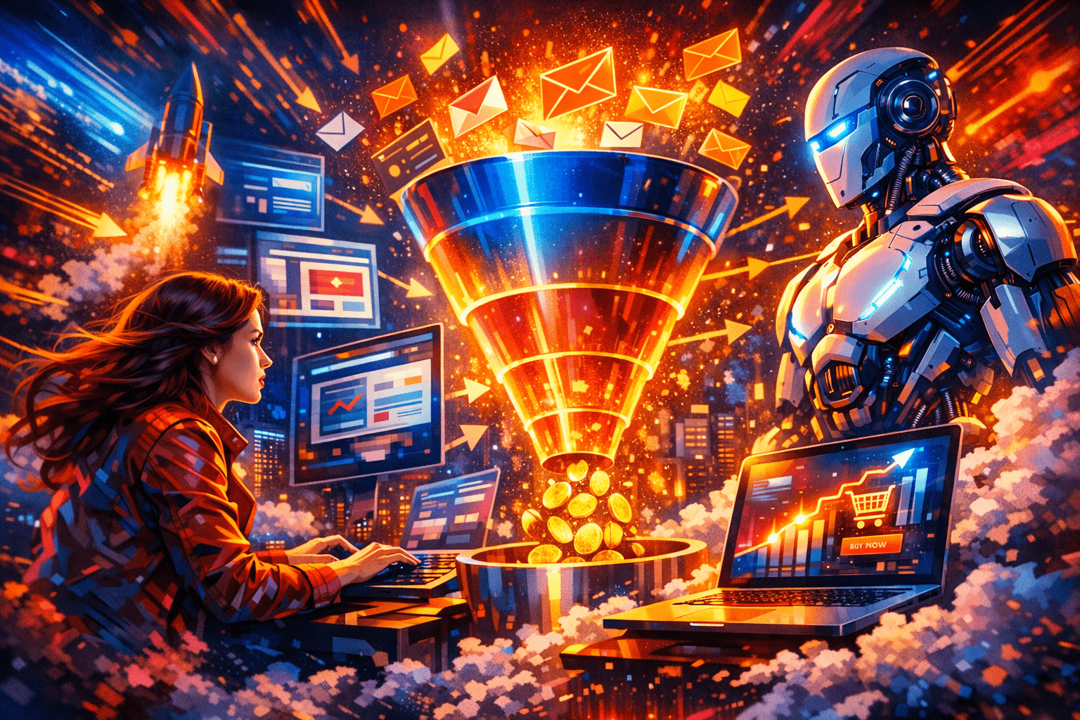 Comment configurer un entonnoir de vente automatisé avec l'IA en 5 étapes : guide pratique pour ai.viralmaker.online - f