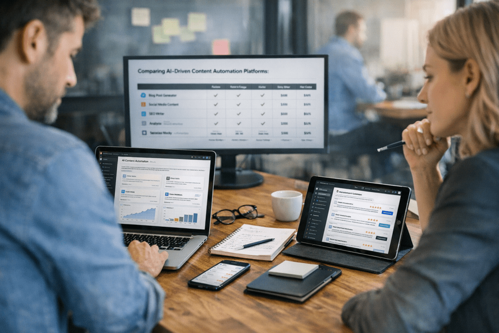 Comparing AI-Driven Content Automation Platforms: Features, Pricing, and User Reviews: Practical Playbook with Real Exam
