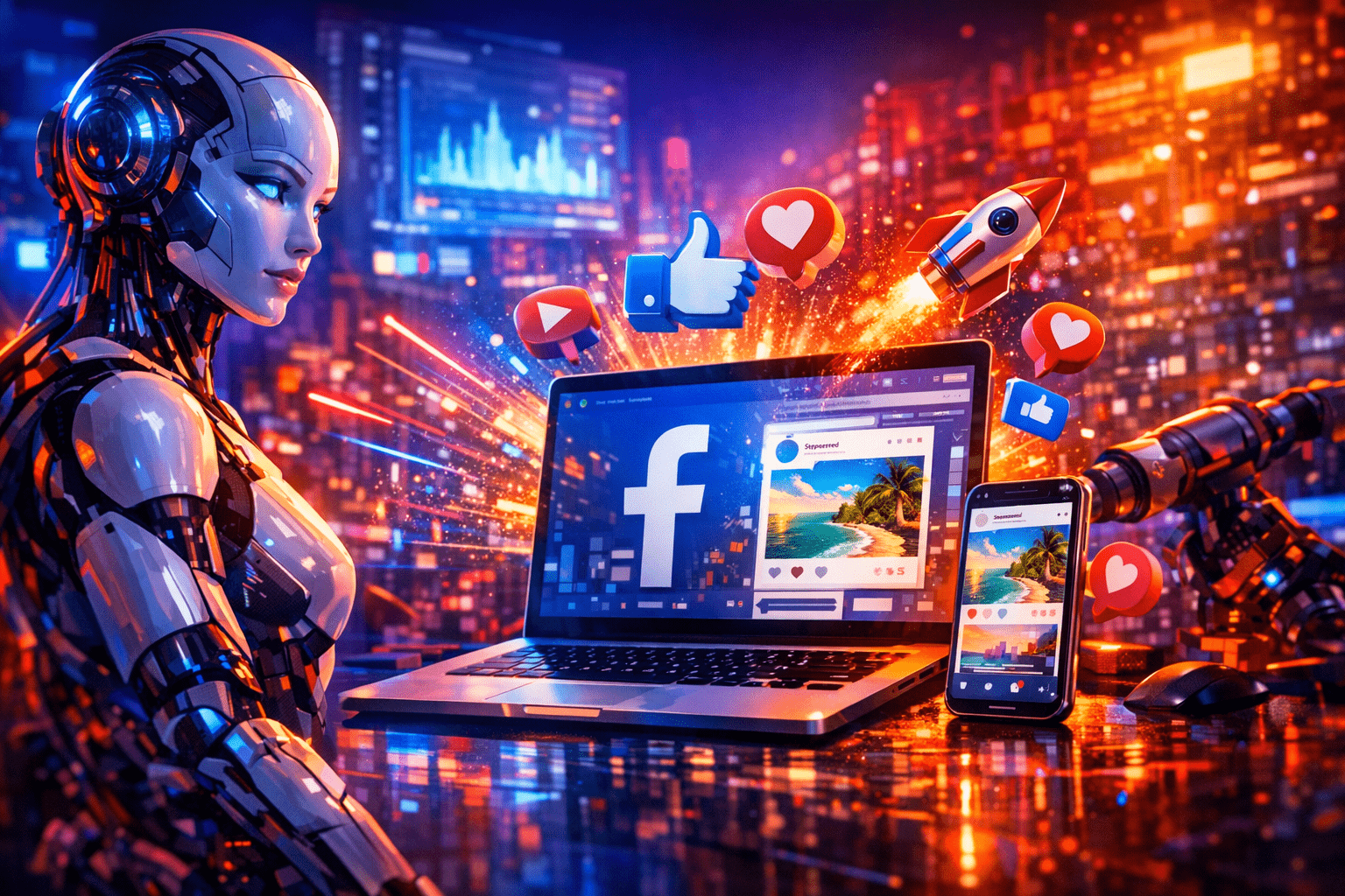 Die 7 besten KI-Tools zur Automatisierung von Facebook Ads in 2024: Praxisleitfaden für ai.viralmaker.online - featured
