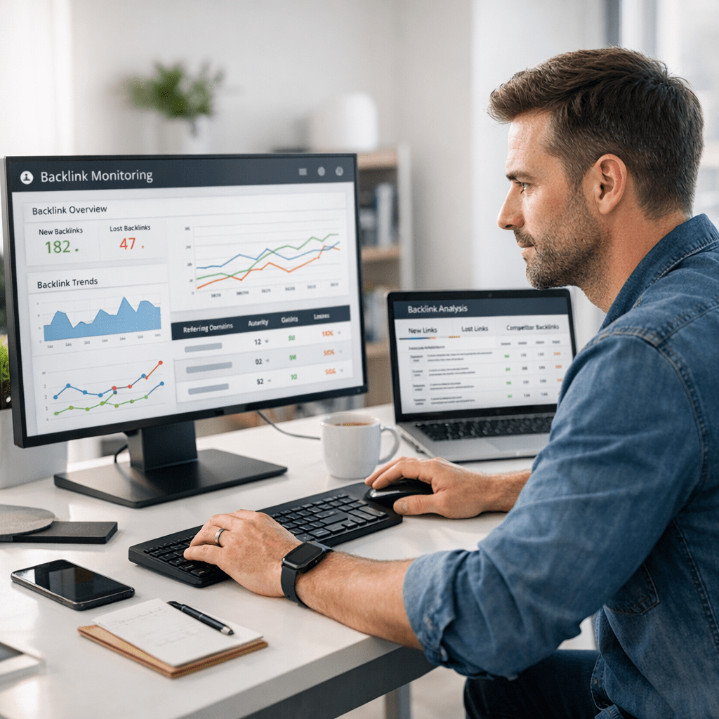 How to Automate WordPress SEO Backlink Monitoring with AI Software: Practical Playbook with Real Examples - article illu