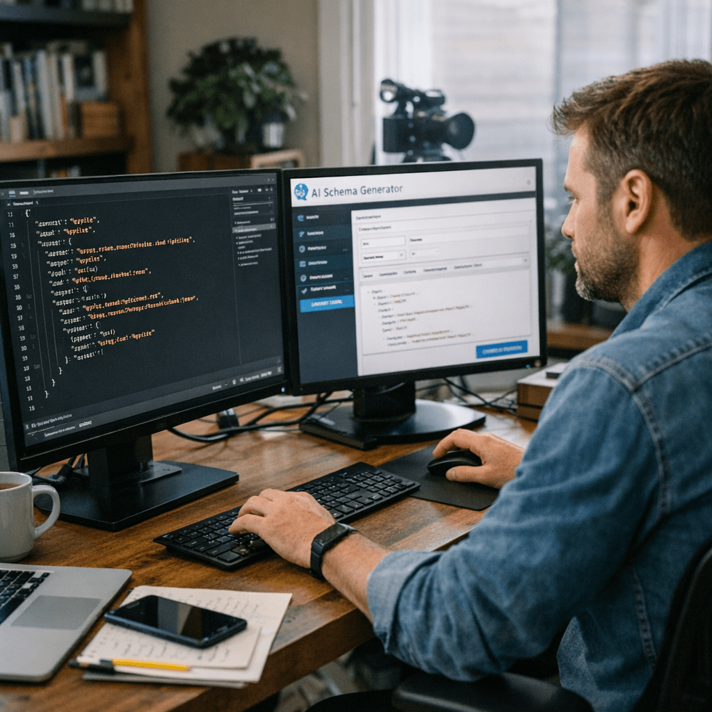 How to Use AI for Bulk Optimizing Schema Markup on WordPress Sites: Practical Playbook with Real Examples - article illu