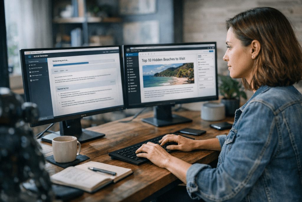 How to Use AI SaaS to Automate Content Creation for Niche WordPress Blogs: Practical Playbook with Real Examples - featu