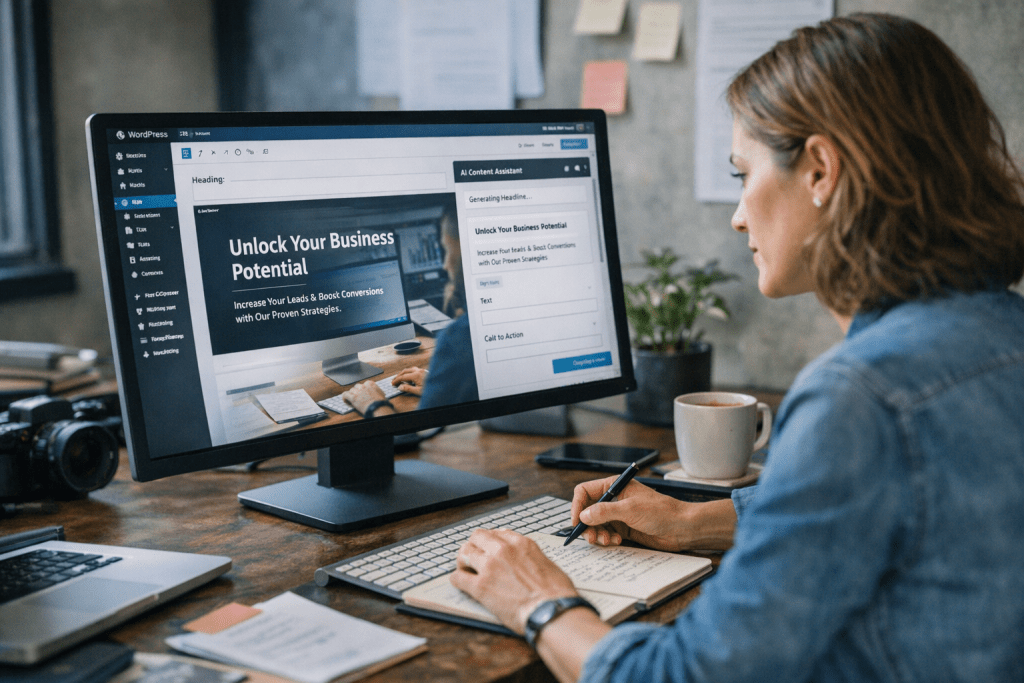 How to Use AI to Create SEO-Optimized Landing Pages in WordPress: Practical Playbook with Real Examples - featured image