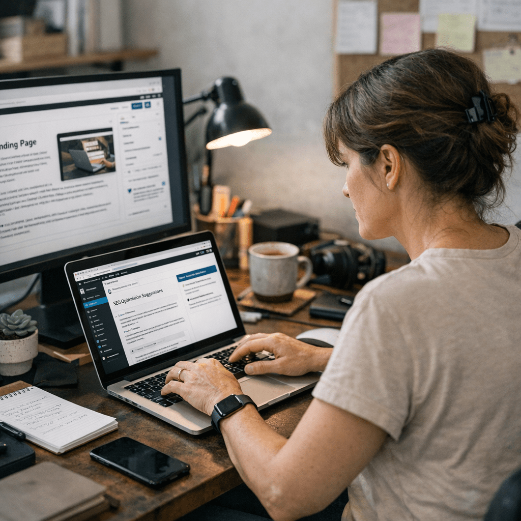 How to Use AI to Create SEO-Optimized Landing Pages in WordPress: Practical Playbook with Real Examples - article illust