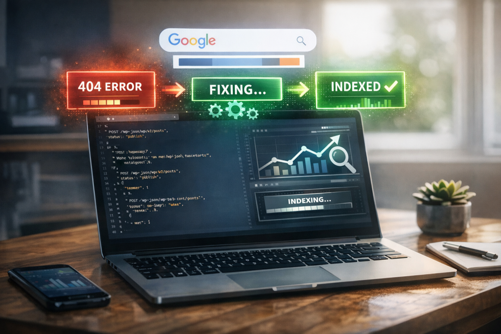 Self-Healing SEO: Real-Time Indexing Gaps Repair with WordPress REST API - featured image