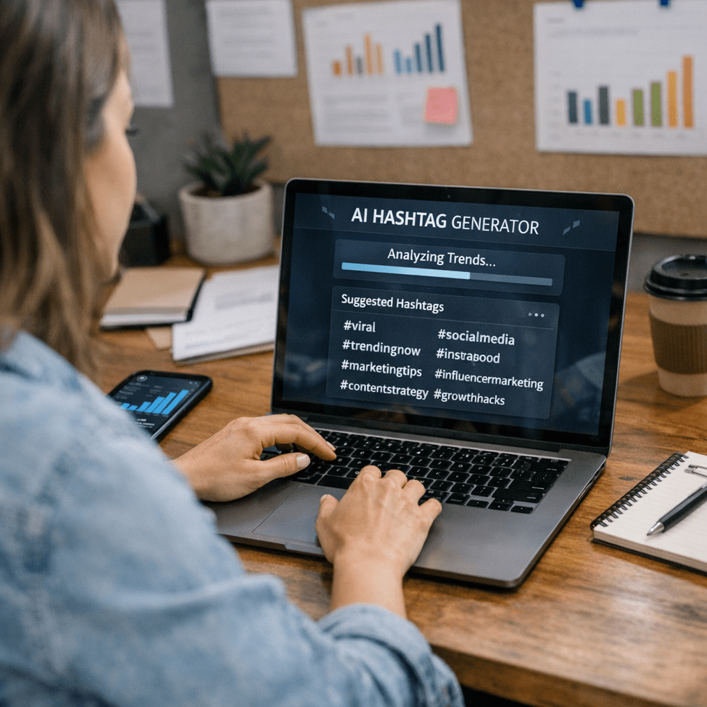 using - How Does AI Generate High-Impact Hashtags?