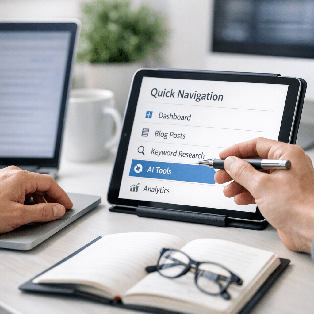 content - Quick Navigation