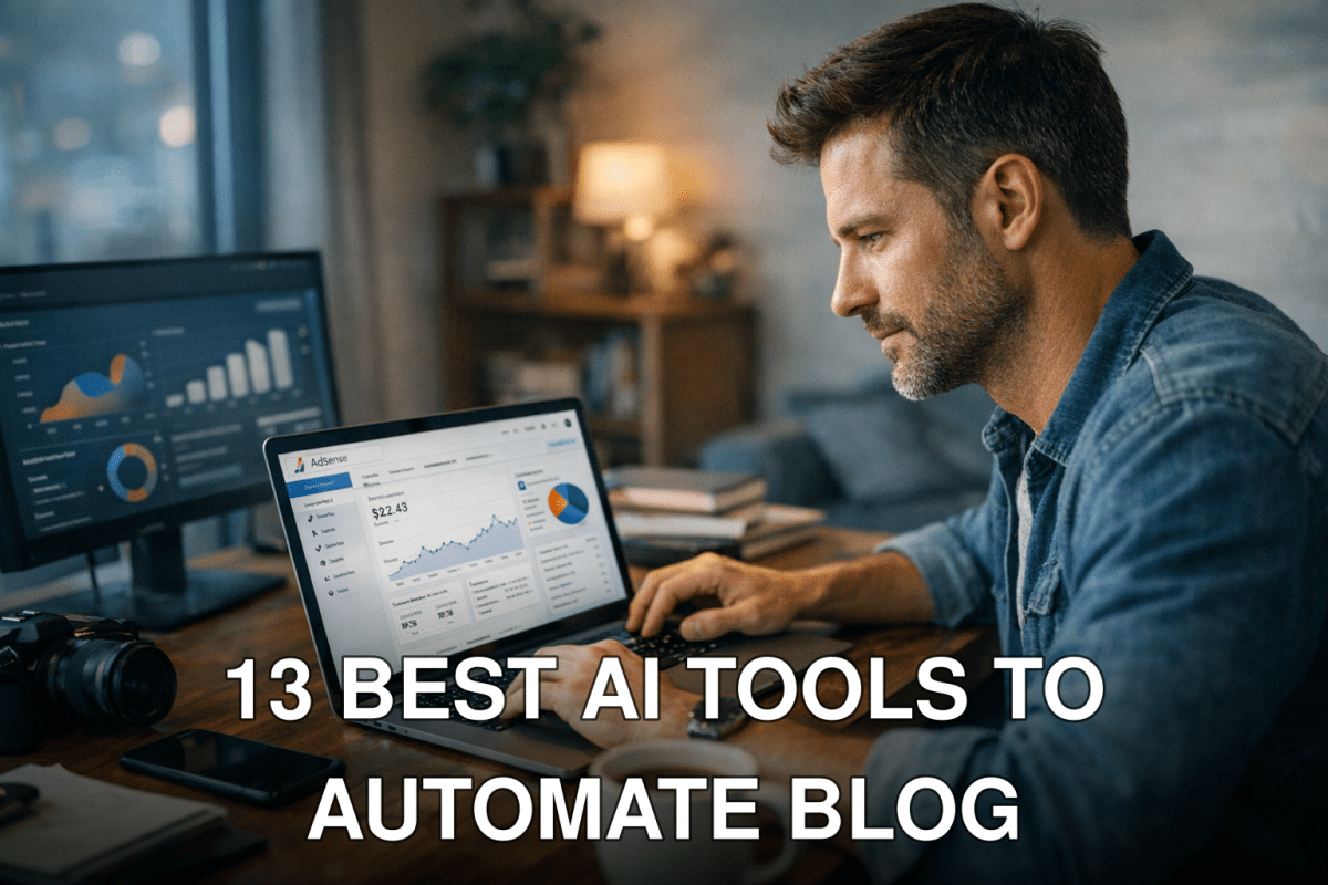 13 Best AI Tools to Automate Blog Monetization Strategies for AdSense in 2026: Practical Playbook with Real Examples - f
