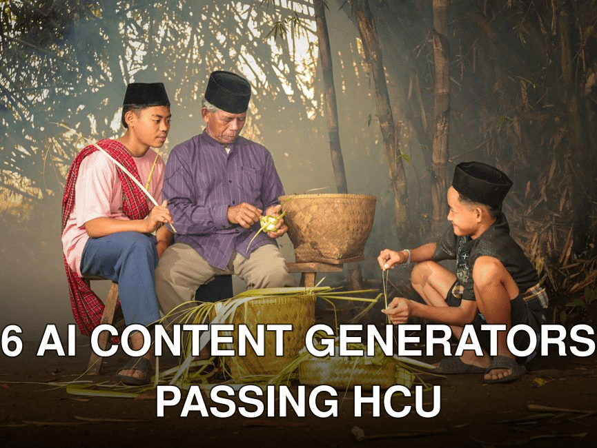 Three generations crafting traditional baskets in Banten, Indonesia.