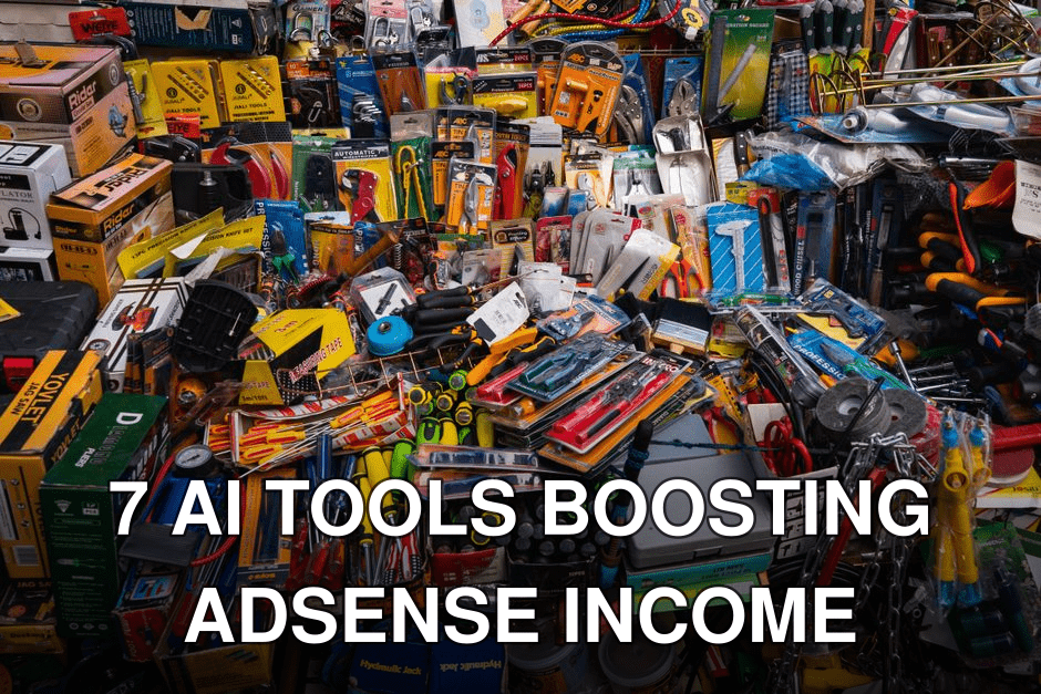 A vibrant display of various tools and hardware items at a market in Colombo, Sri Lanka.