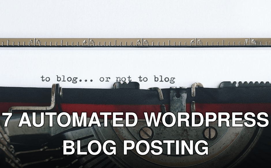 Classic typewriter with 'to blog or not to blog' typed on paper.