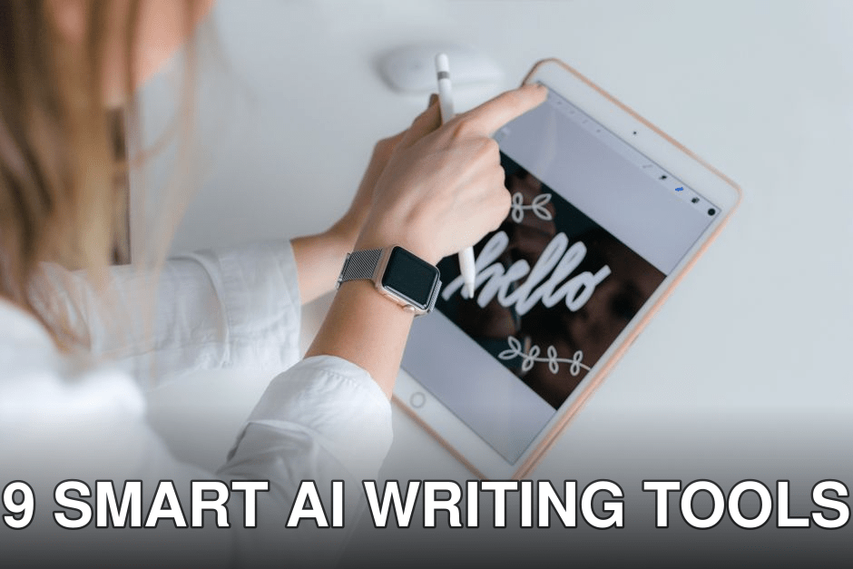 A woman interacts creatively with a tablet and stylus indoors, using technology for design.