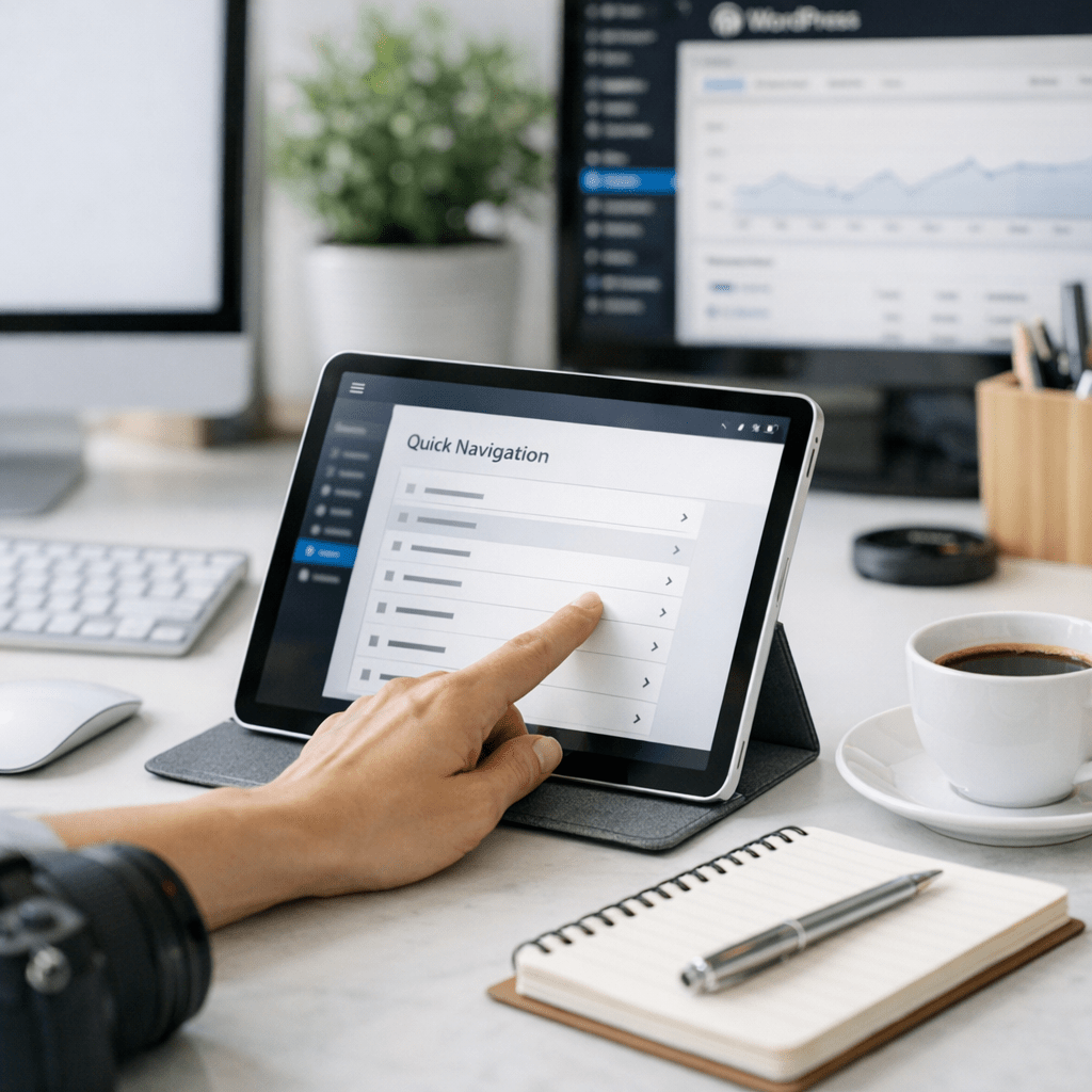 wordpress - Quick Navigation