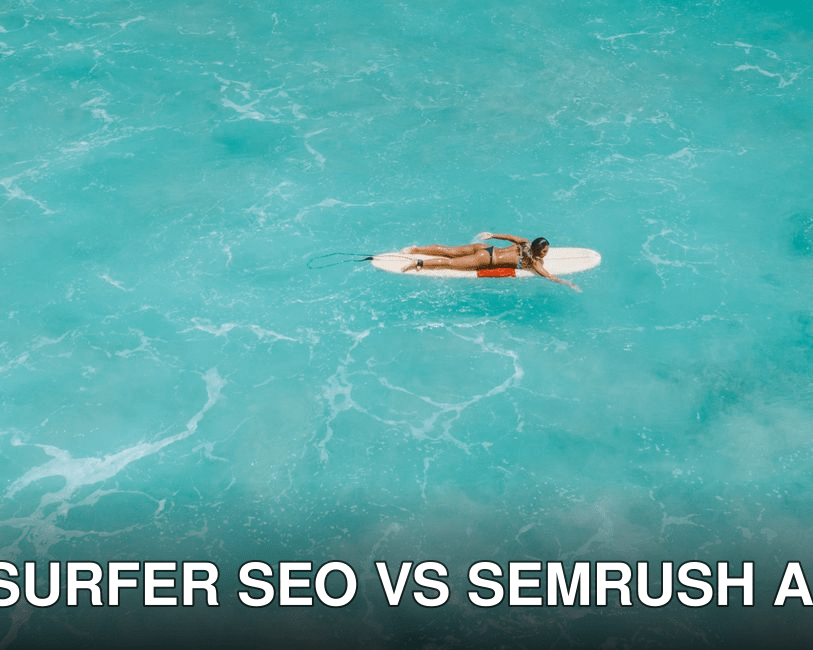 Aerial view of a surfer paddling through clear turquoise waters in Hawaii's coastal paradise.