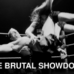 A thrilling moment captured in a wrestling match, showcasing athleticism and energy.