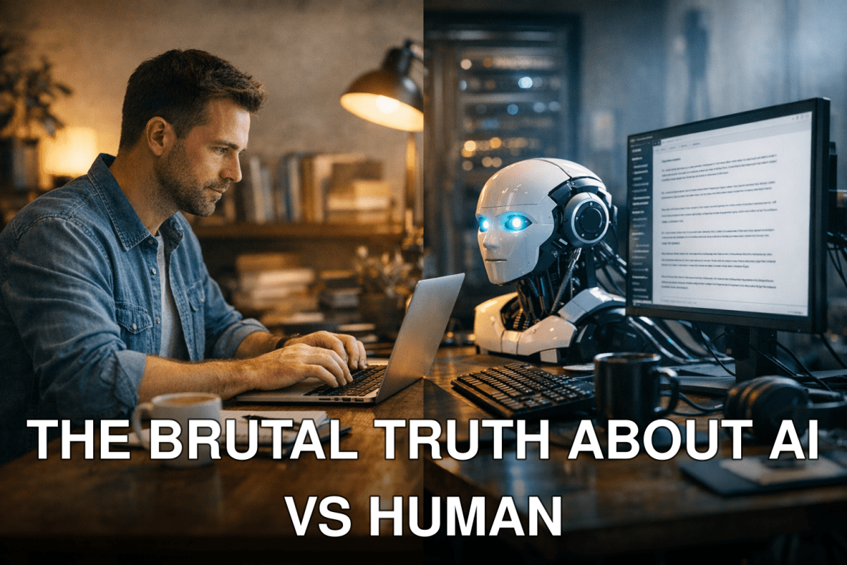 The Brutal Truth About AI vs Human Writers for Affiliate Site SEO in 2026 - featured image