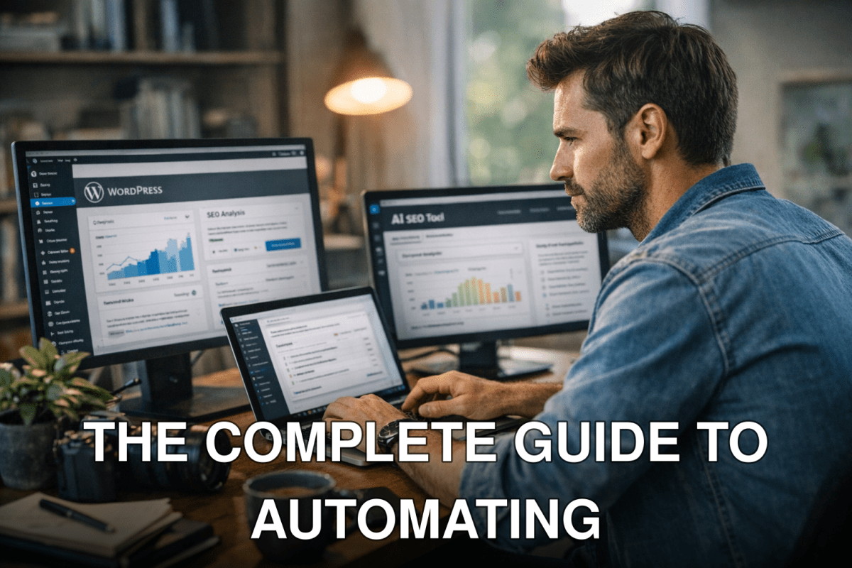 The Complete Guide to Automating WordPress SEO for Niche Sites Using AI - featured image