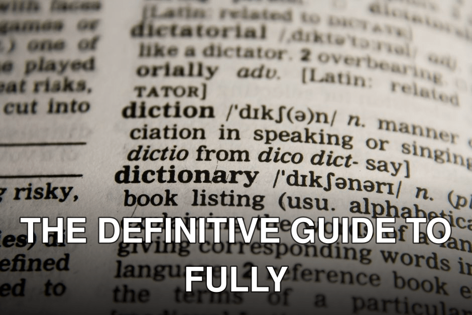 Detailed close-up view of a dictionary page highlighting the word 'dictionary' and its definition.