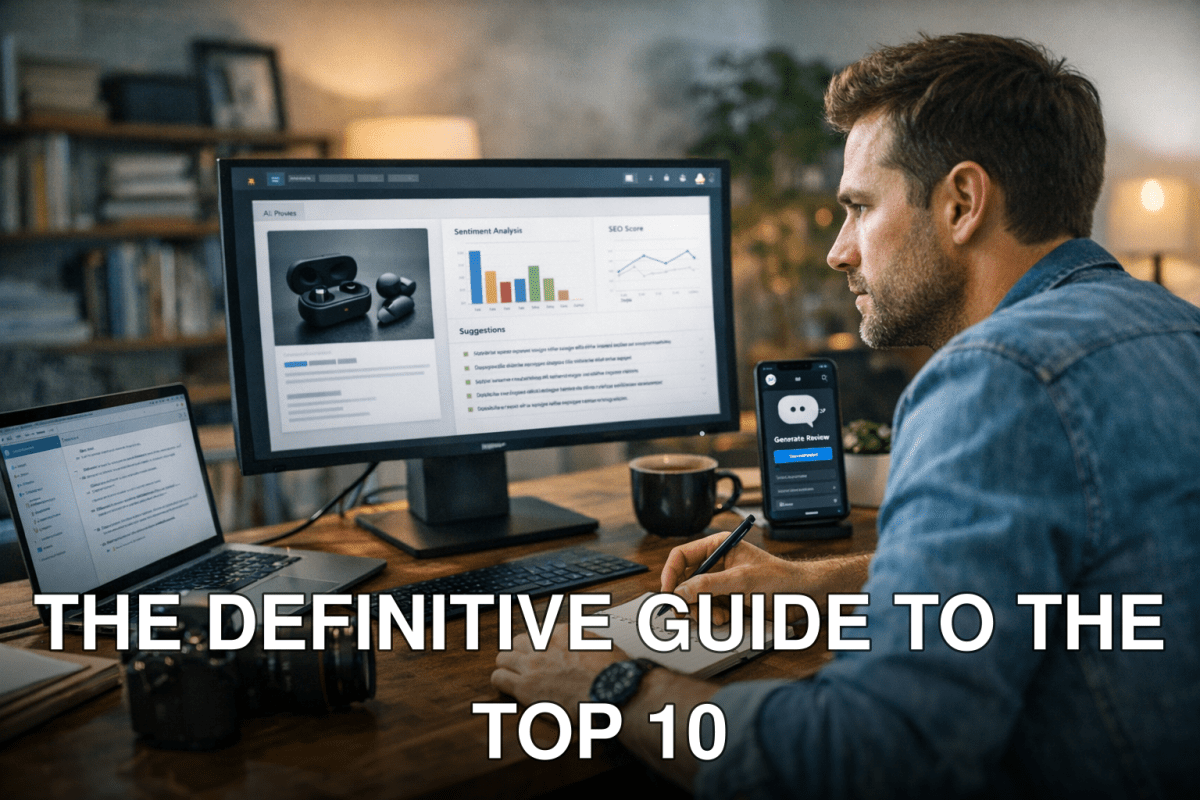 The Definitive Guide to the Top 10 AI Tools for High-Converting Affiliate Product Reviews in 2026 - featured image