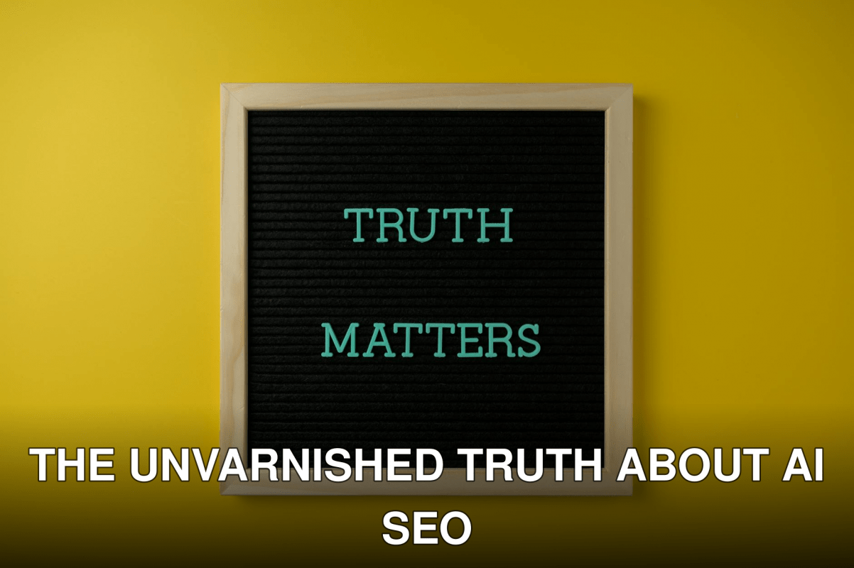Close-up of black letter board with 'Truth Matters' message on yellow background.