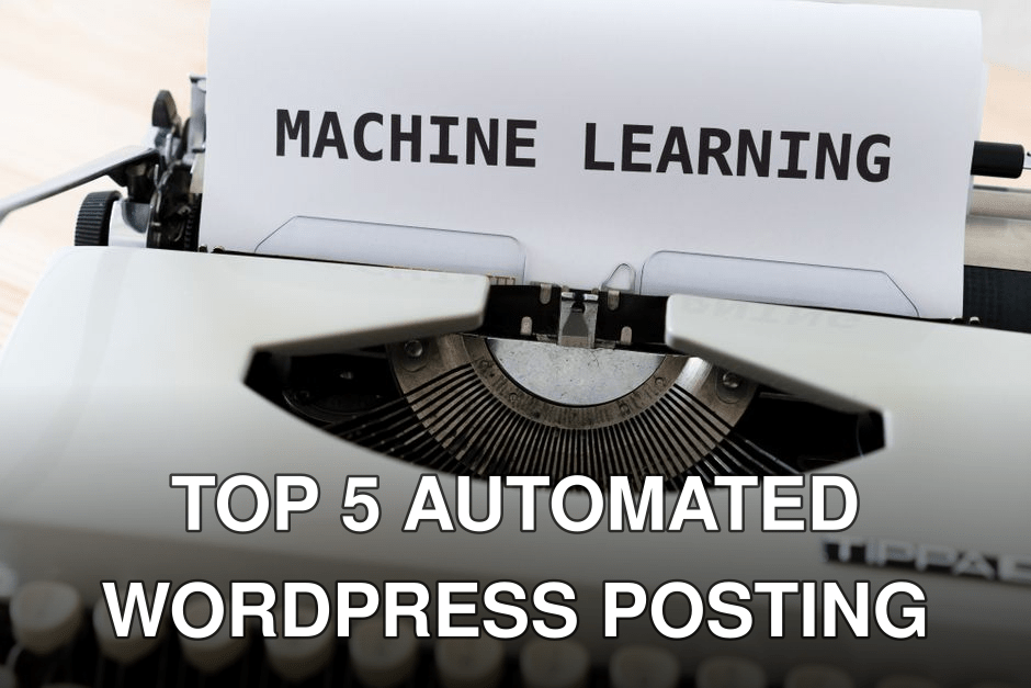 Vintage typewriter displaying 'Machine Learning' text, blending old and new concepts.