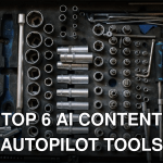 Flat lay of a complete toolset neatly organized in a workshop setting, essential for auto repair tasks.