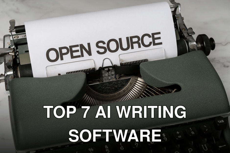 Close-up of a vintage typewriter with 'Open Source' typed on paper, conveying creativity.