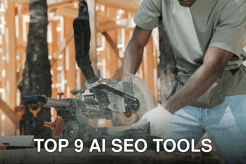 Action shot of a carpenter using a circular saw outdoors, demonstrating precise craftsmanship.