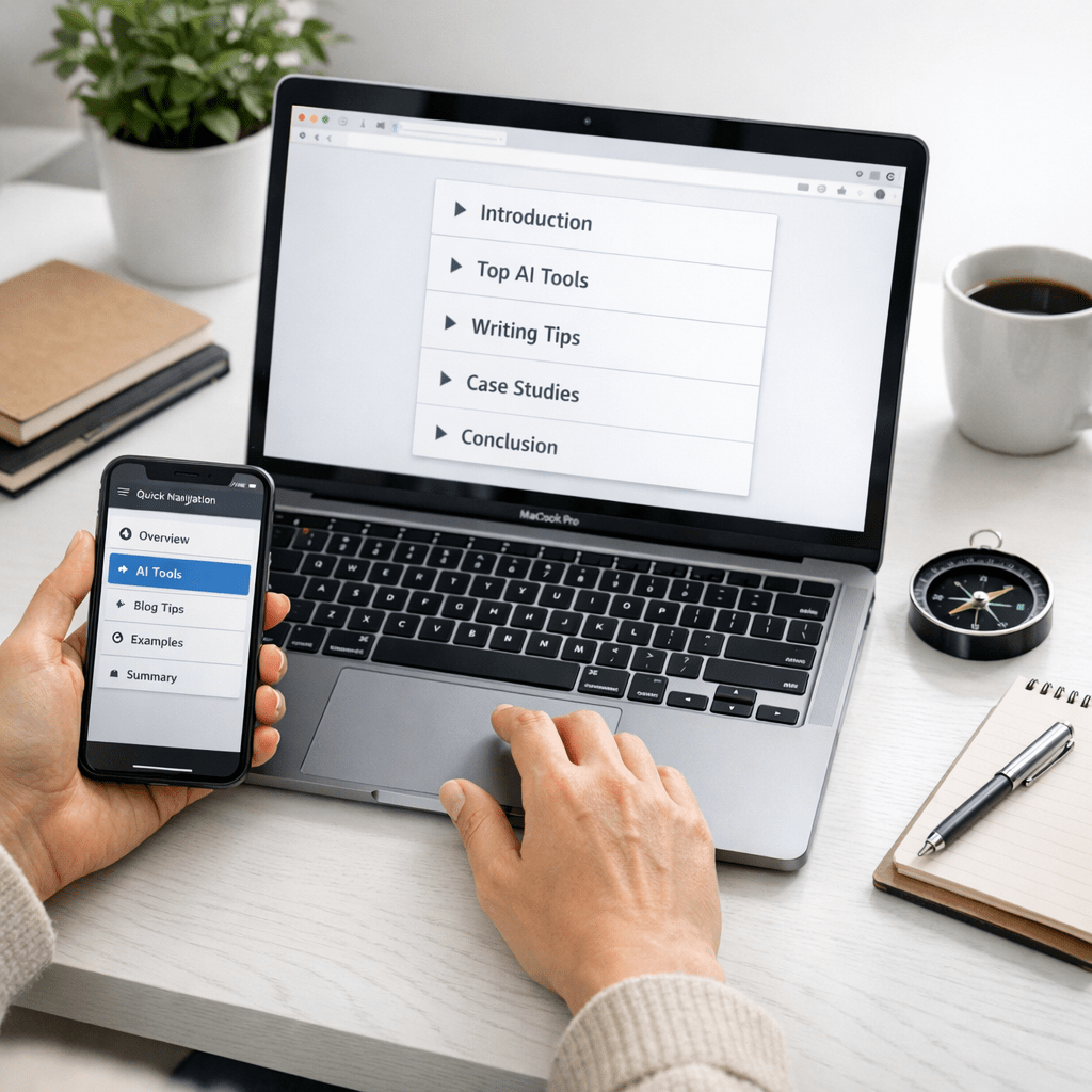 writing - Quick Navigation